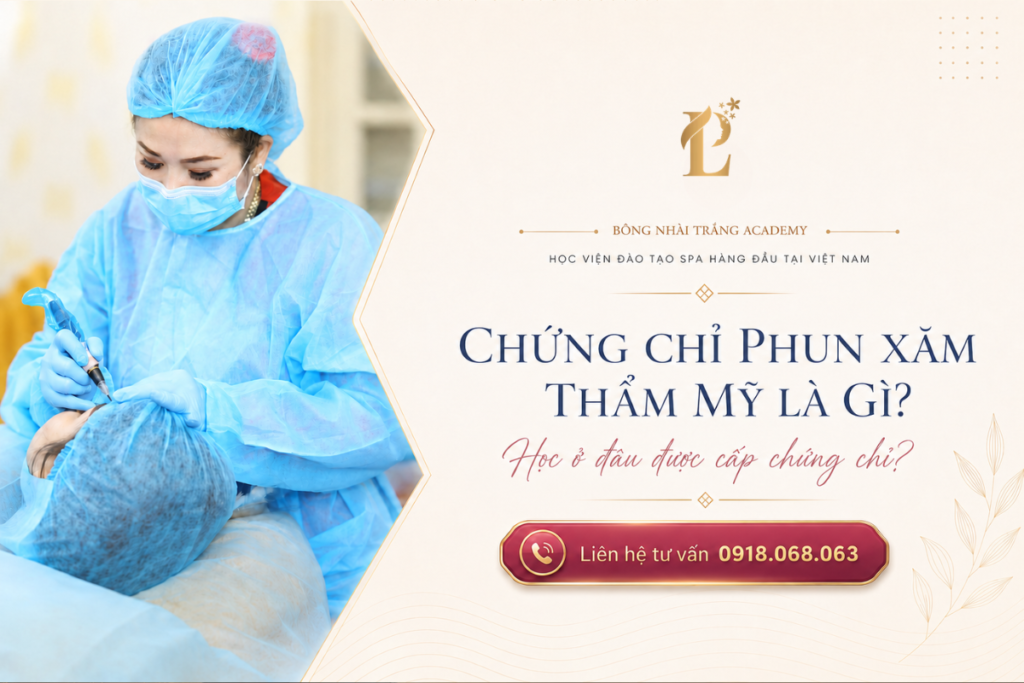 CHỨNG CHỈ PHUN XĂM THẨM MỸ