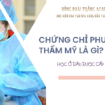 chứng chỉ phun xăm thẩm mỹ