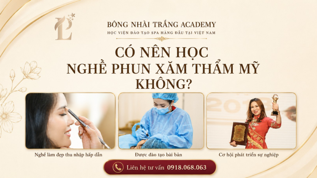 có nên học nghề phun xăm không