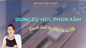 dụng cụ học phun xăm