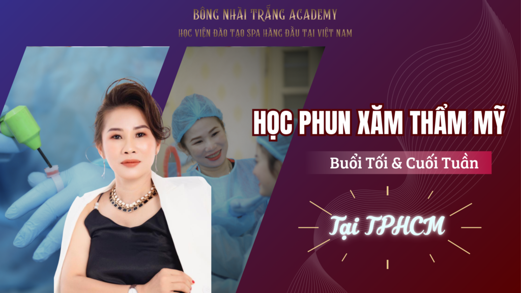 học phun xăm buổi tối cuối tuần