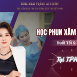 học phun xăm buổi tối cuối tuần