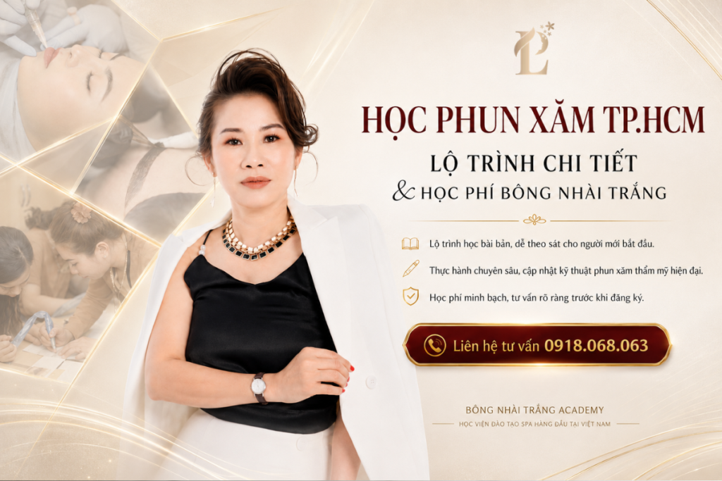 học phun xăm thẩm mỹ TPHCM