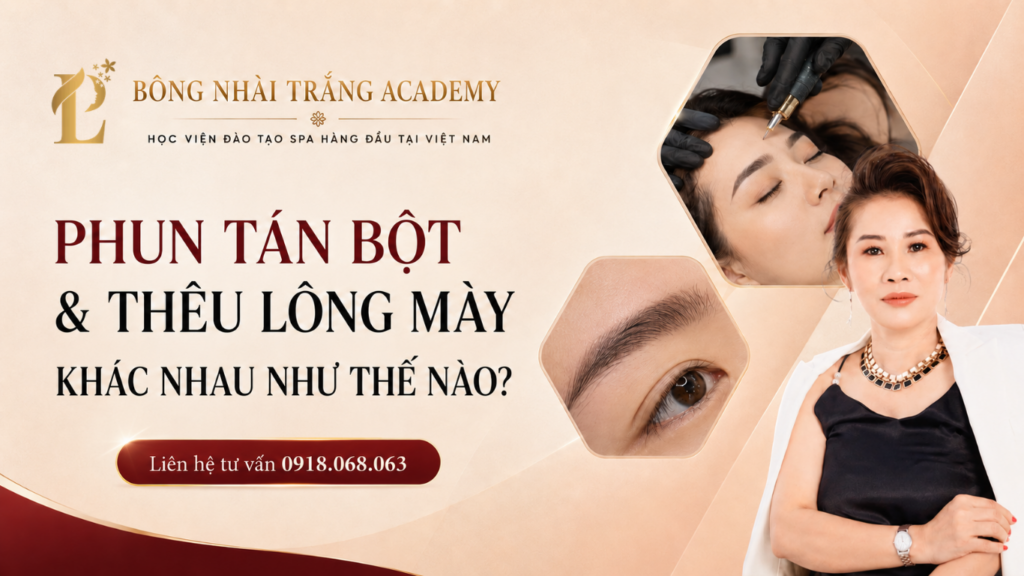 PHUN TÁN BỘT VÀ THÊU LÔNG MÀY
