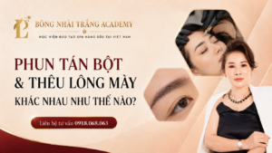 PHUN TÁN BỘT VÀ THÊU LÔNG MÀY