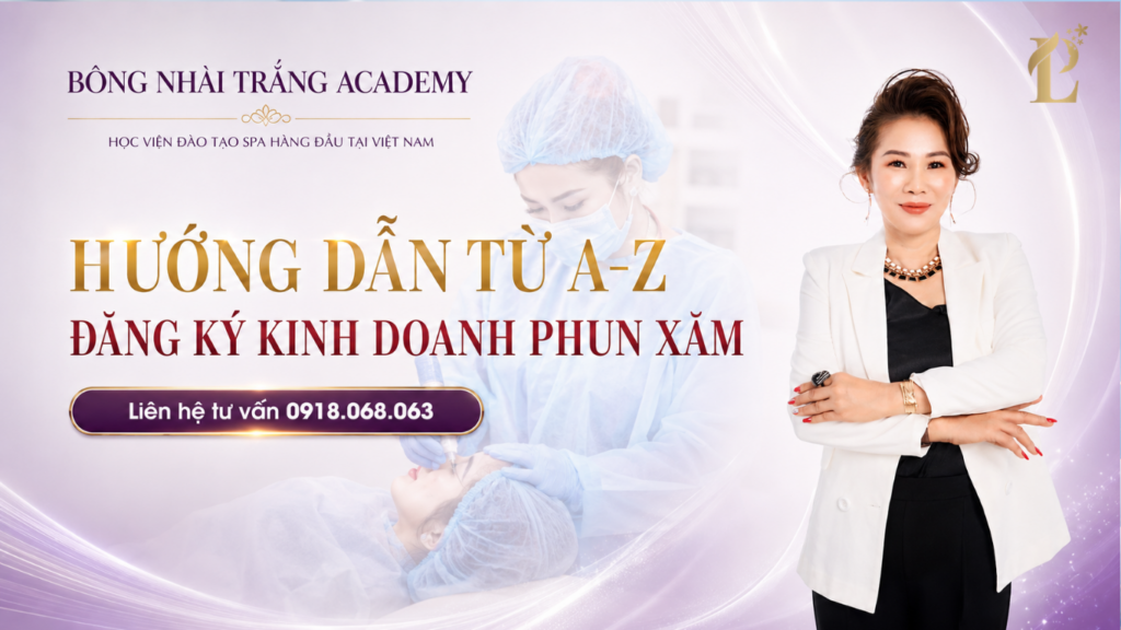 đăng ký kinh doanh phun xăm thẩm mỹ