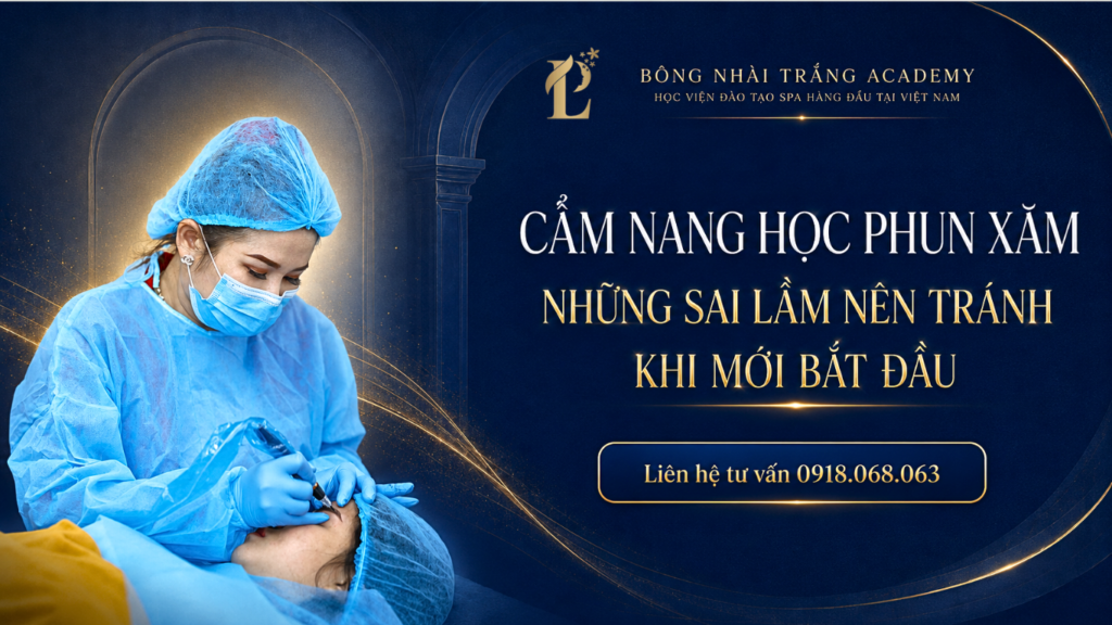những sai lầm khi mới học phun xăm